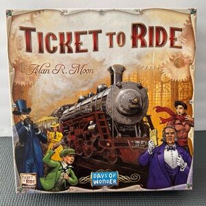 Ticket To Ride Board Game Alan R. Moon Train Adventure Days of Wonder Kids Games